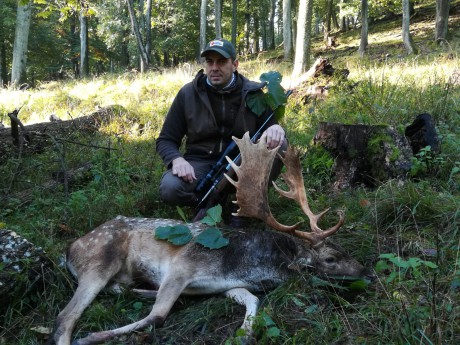 Výsledok úspešného lovu počas danielej ruje
